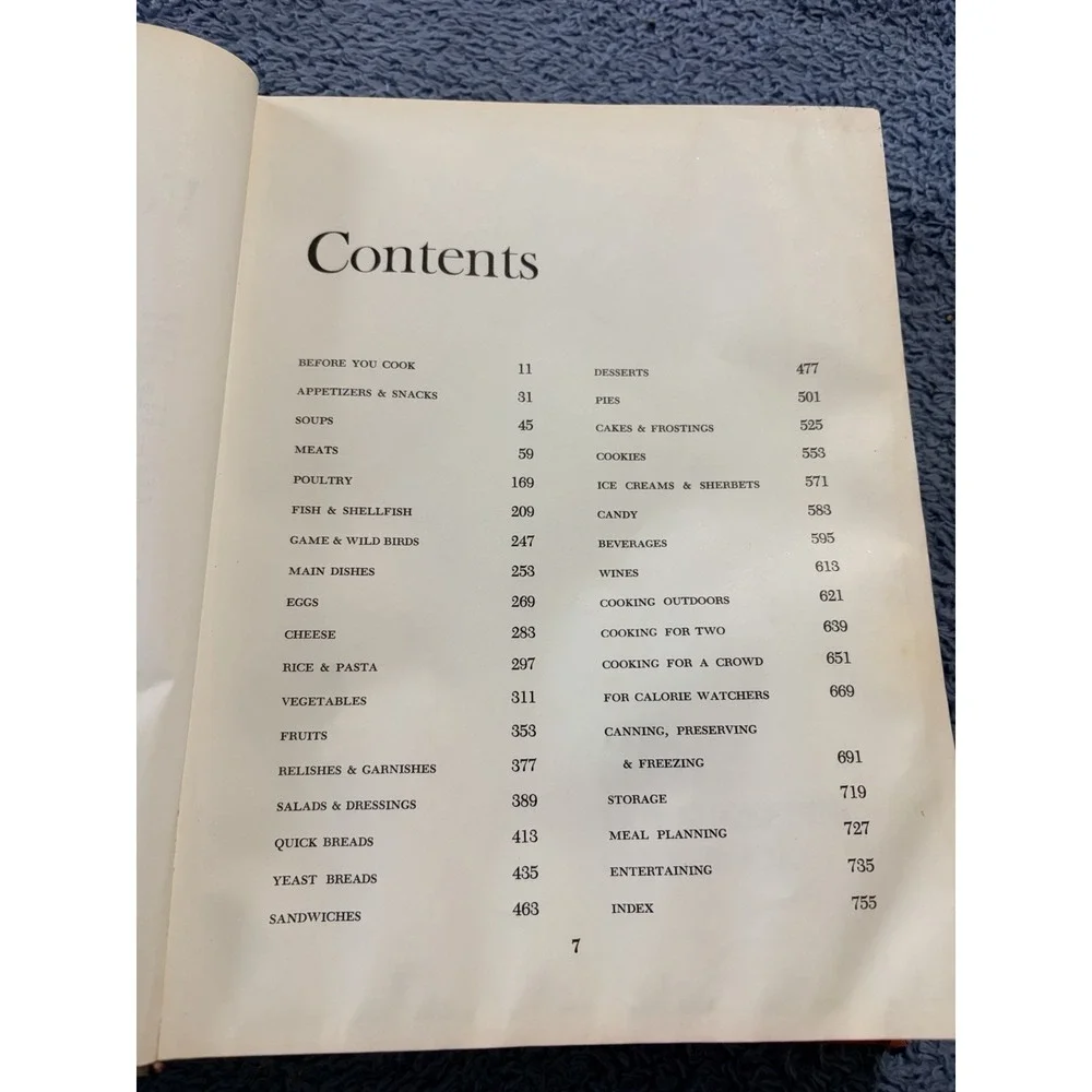VINTAGE THE GOOD HOUSEKEEPING COOKBOOK EDITED BY ZOE‎ COULSON 1970's